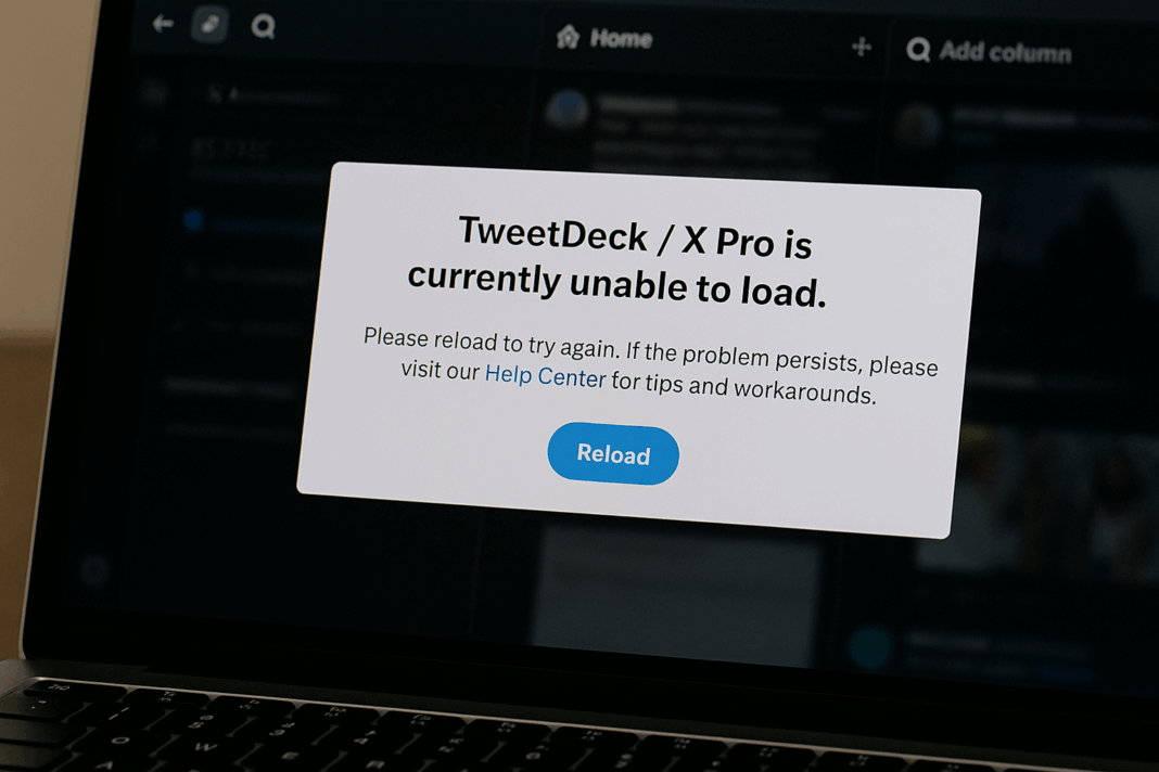 TweetDeck TwitterX Pro Won’t Open Session, Cookies, Columns, and API Fixes