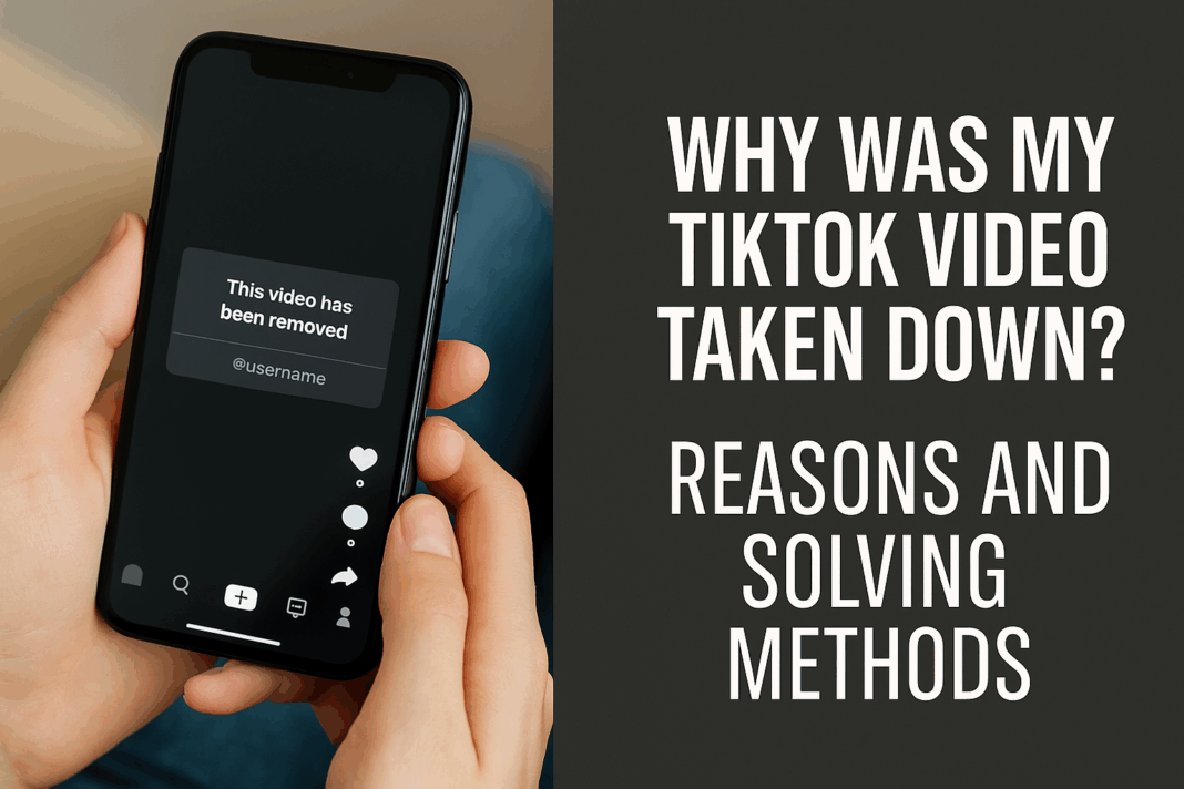Why Was My TikTok Video Taken Down Reasons and Solving Methods