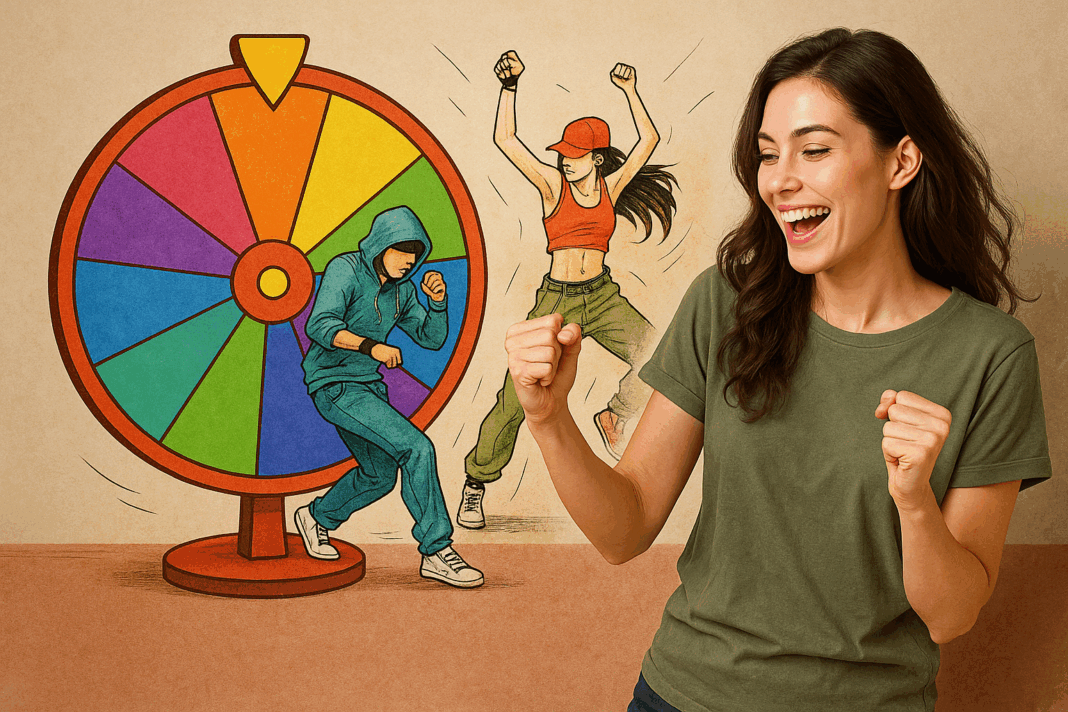 Organizing Instant Dance Battles with Spin the Wheel