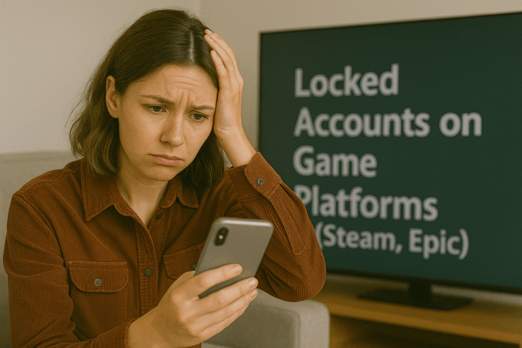 Locked Accounts on Game Platforms (Steam, Epic)