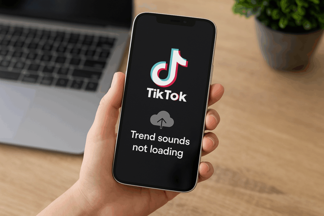 TikTok Trend Sounds Not Loading